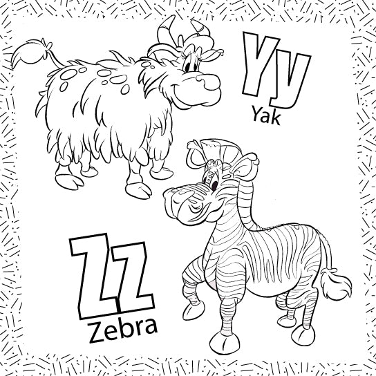 ABC Doodle Cards - Teaching Children Their ABCs. Size: 6 x 6