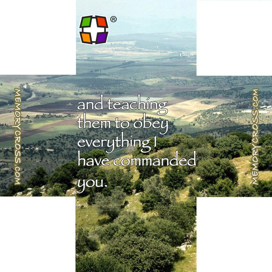 Matthew 28:18-20 NIV 24 to a pack size: 3 3/8 x 3 3/8