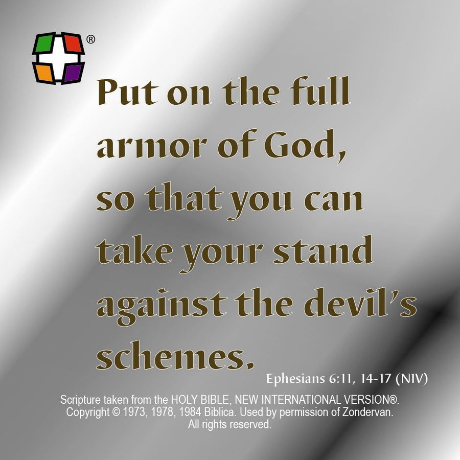 Armor of God 24 per pack. Size: 3 3/8 x 3 3/8