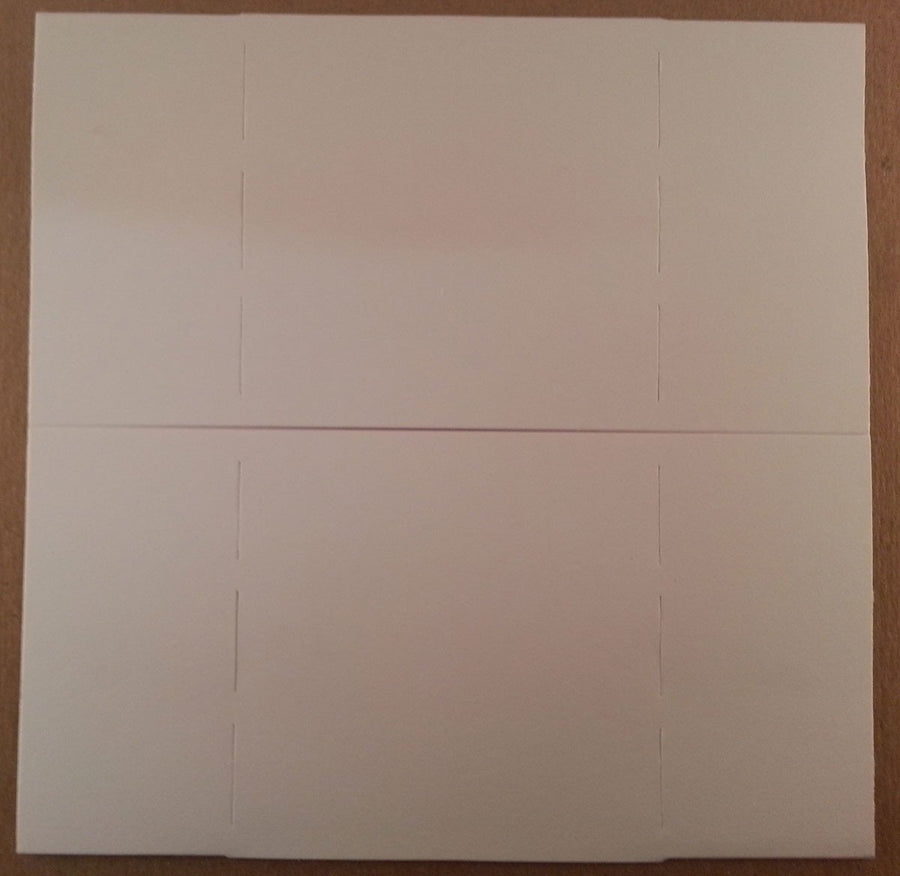 Blank Memory Cross Cards - 12 pack. Size: 6 x 6