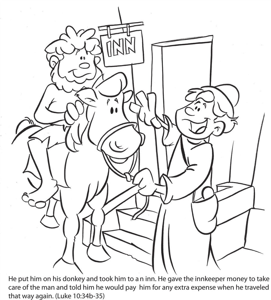 The Parable of the Good Samaritan 12/Pk Size: 6 x 6