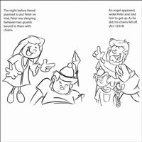 Thumbnail for God frees Peter From Prison - 12/Pk Size: 6 x 6