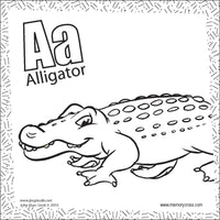 Thumbnail for ABC Doodle Cards - Teaching Children Their ABCs. Size: 6 x 6