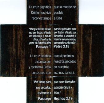What does the cross really mean? - Spanish Version 24 to a pack