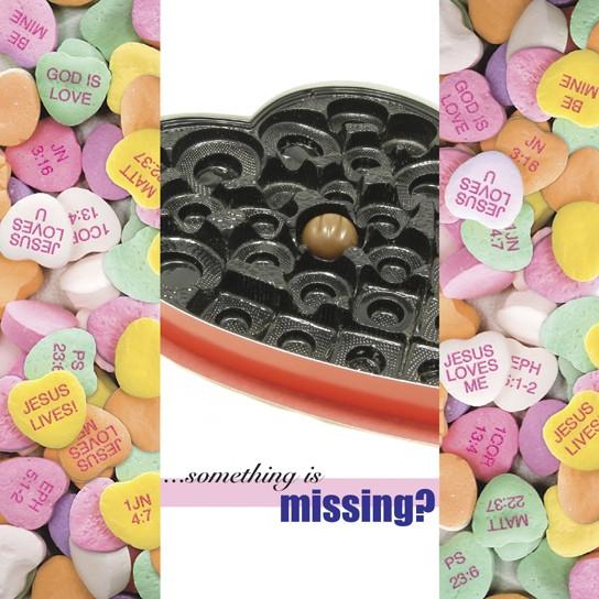 Valentine Memory Cross Card - 24 to a pack