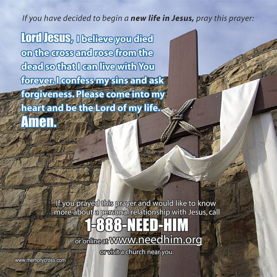 Easter Memory Cross tract - 24 to a pack