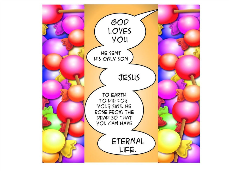 Super Hero Halloween Gospel Tract 24/pack Size: 3 3/8 x 3 3/8