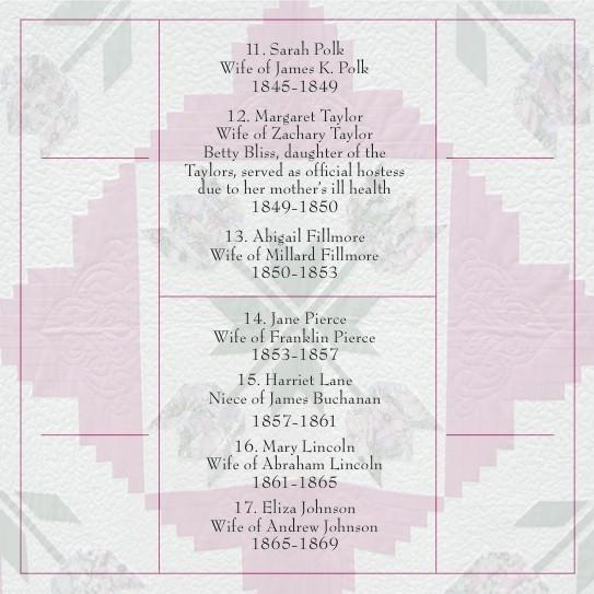 First Ladies of the United States Pack of 12