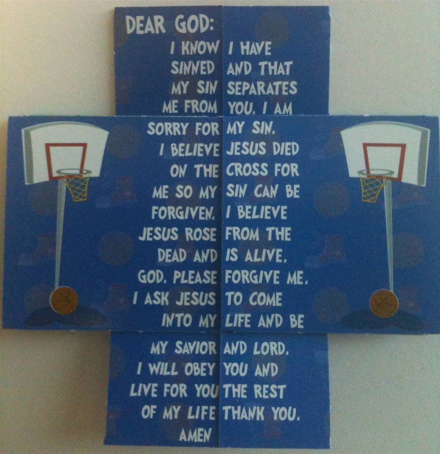Sports ABC Memory Cross 25 per pack. Size: 3 3/8 x 3 3/8