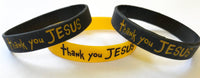 Thumbnail for Thank You Jesus Silicone Bracelets - 1 per pack