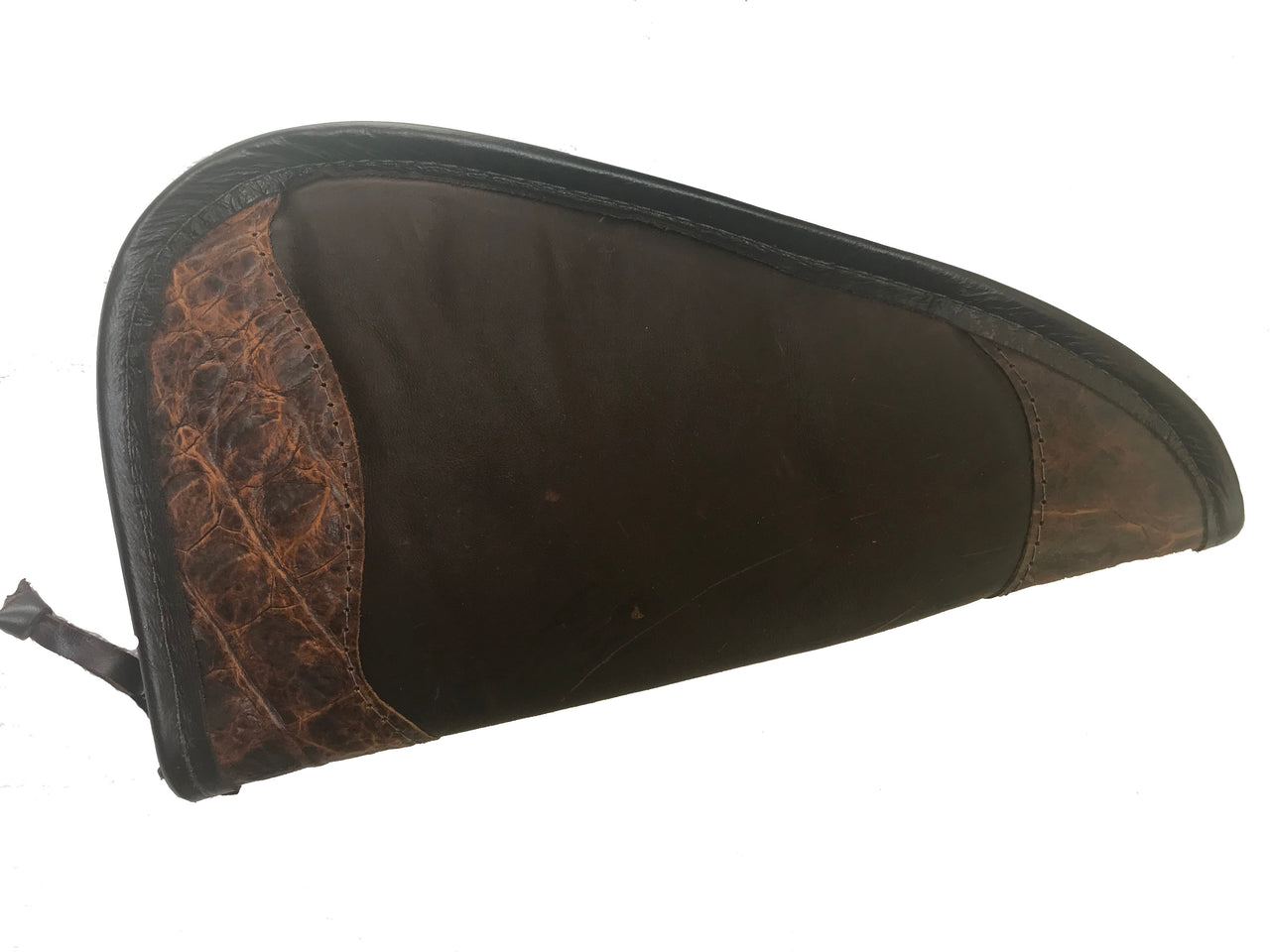 Pistol Holder Handmade in the USA Large Top-Grain Cow Leather. Size: 11 x 6"