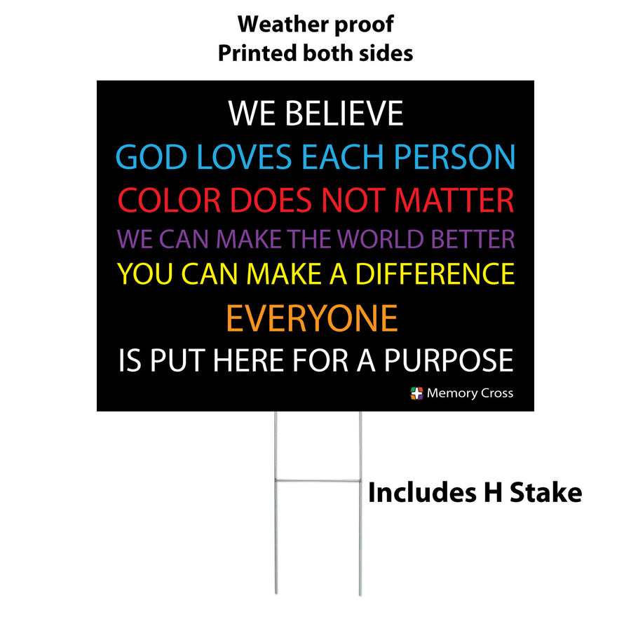 In this House We believe