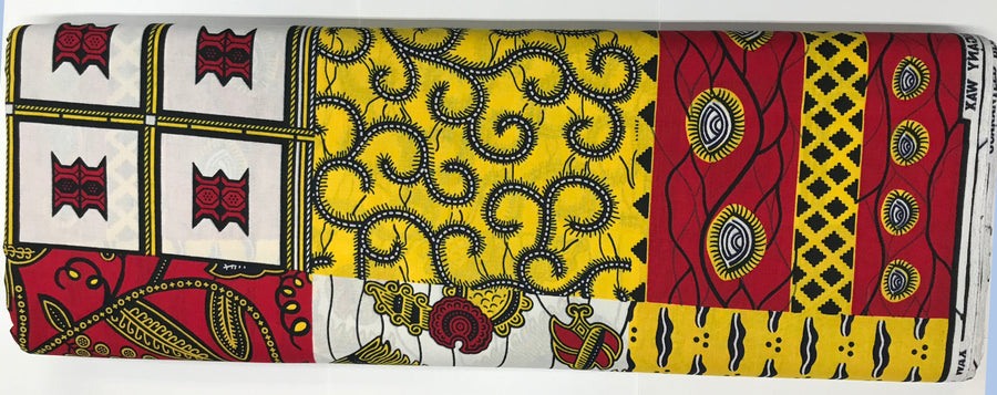100% Cotton Fabric in bright colorful patterns