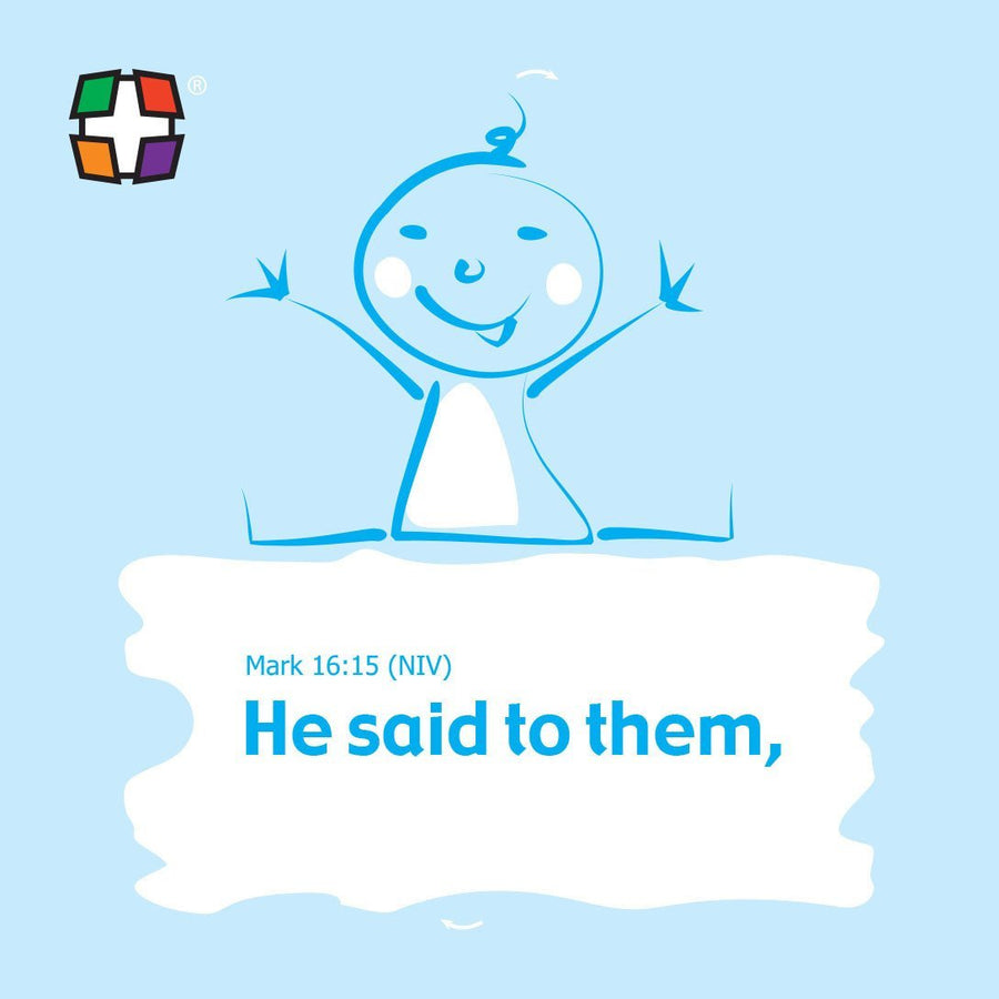 Mark 16: 15 24 to a pack size: 3 3/8 x 3 3/8