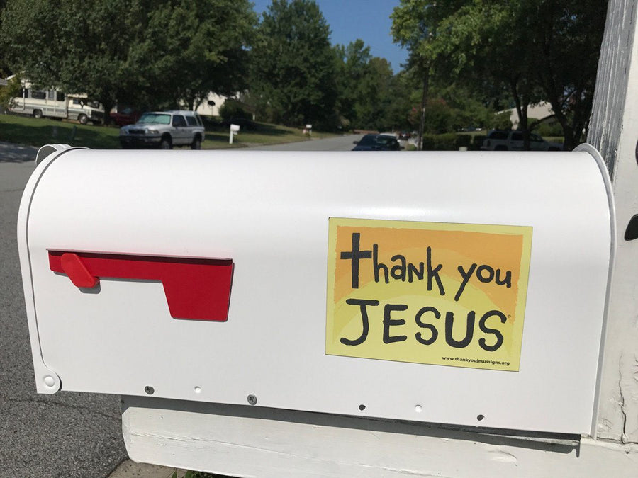 Thank You Jesus Magnets size: 6 x 4.5 - 1 per pack