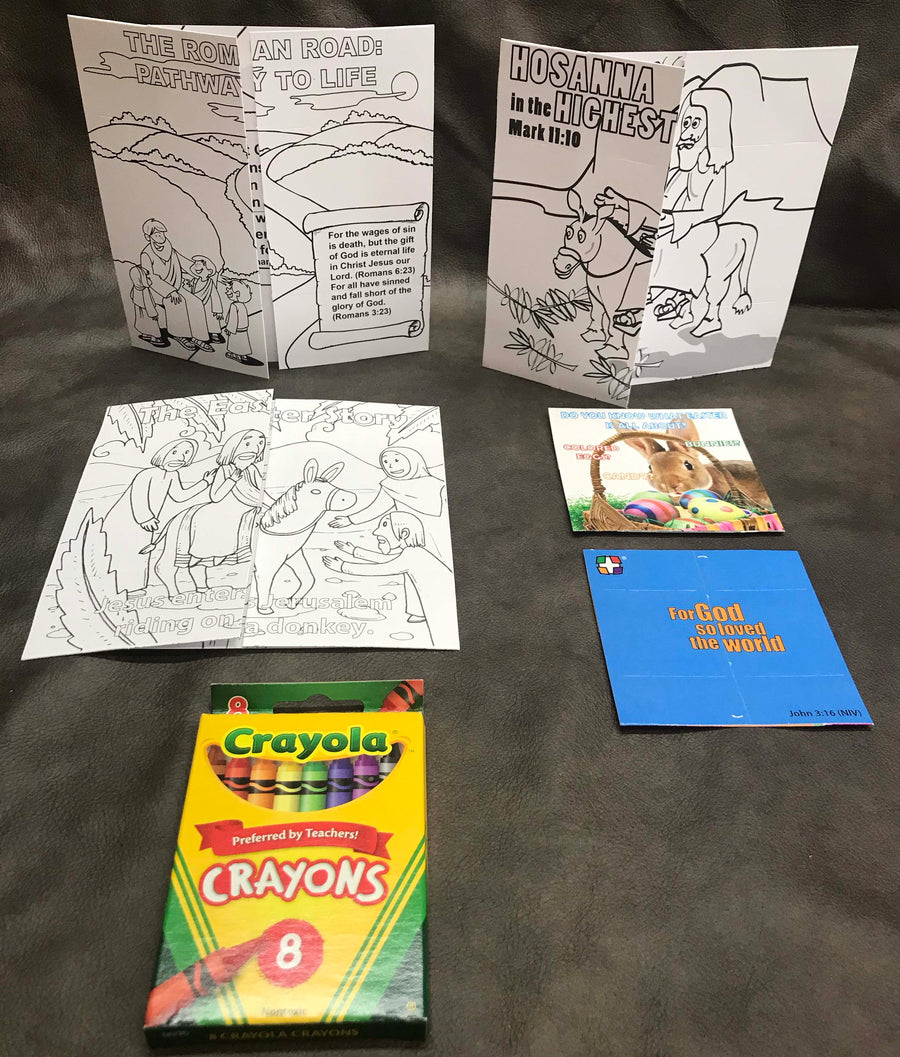 Easter Gift Pack with Crayons