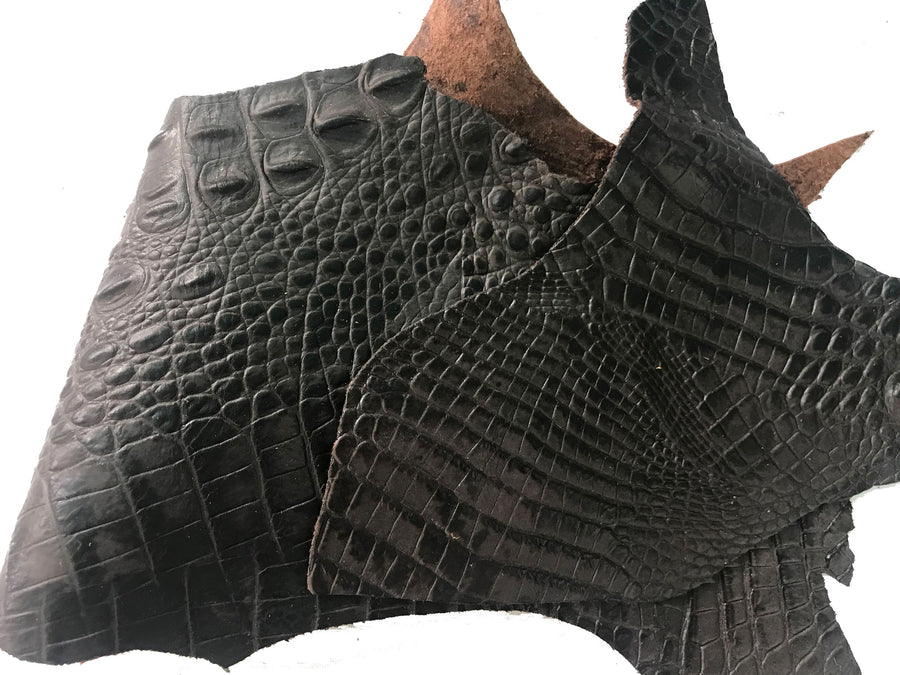Embossed Leather Pieces - 1 lb. bag with 1-3 pieces per bag