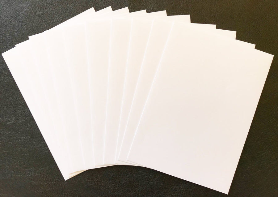 Waverly Hall A-7 70 lb. Square Flap Smooth Natural White (cream) Envelope Size: 7.25 x 5.25