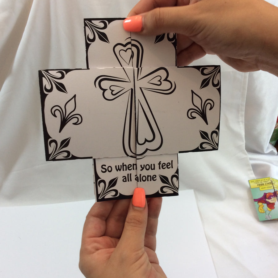 Jesus loves you encouragement pack - with crayons