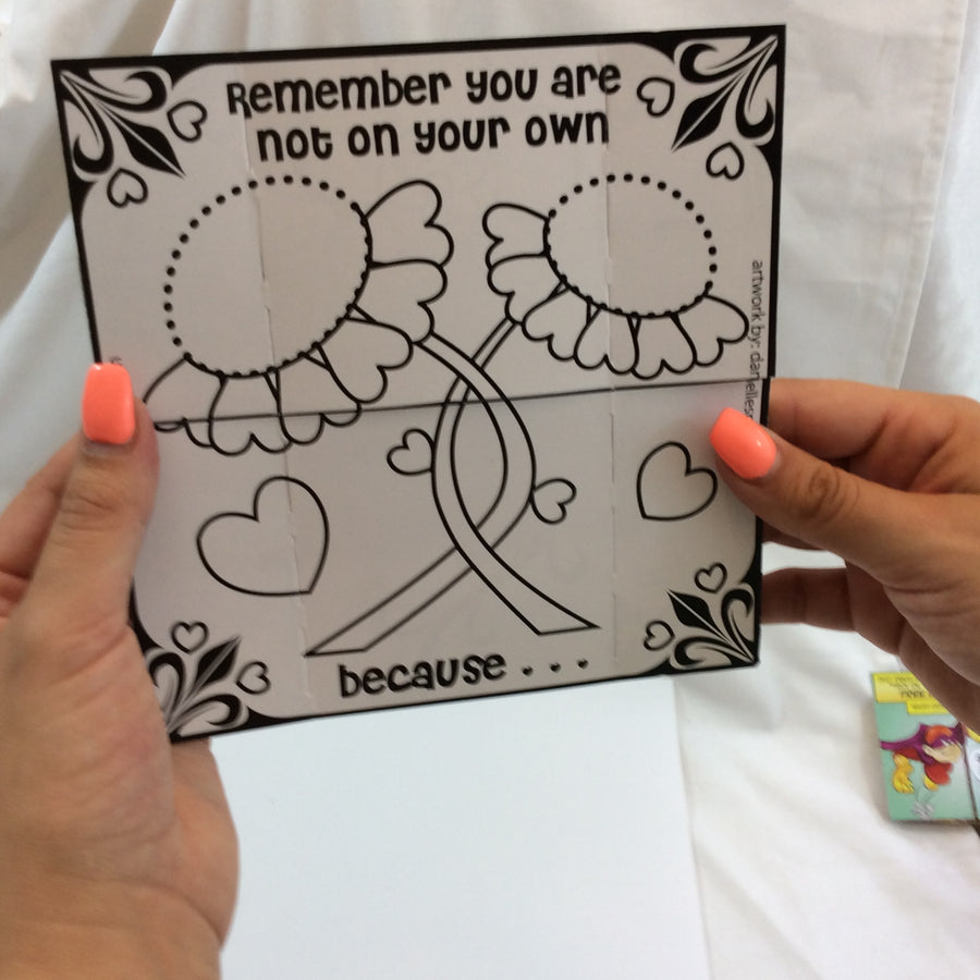 Jesus loves you encouragement pack - with crayons