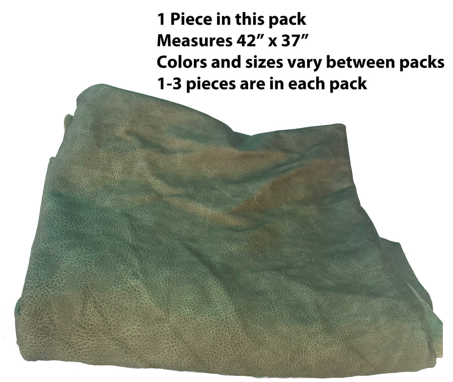 Premium Leather pieces - 2-4 pieces per pack - 2 lbs.