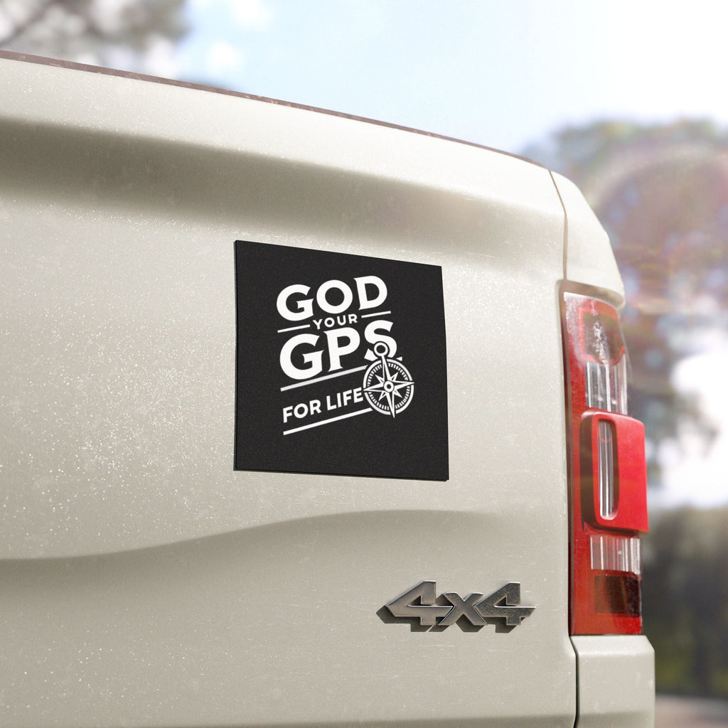 God Is My GPS for Life: A Car Magnet with a Message of Faith
