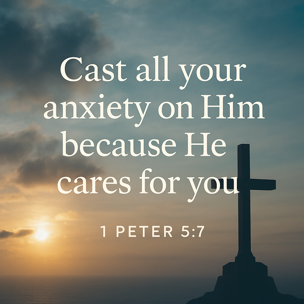 There is a lot of stress right now.  So many people are struggling but Jesus can help you through the difficult times.