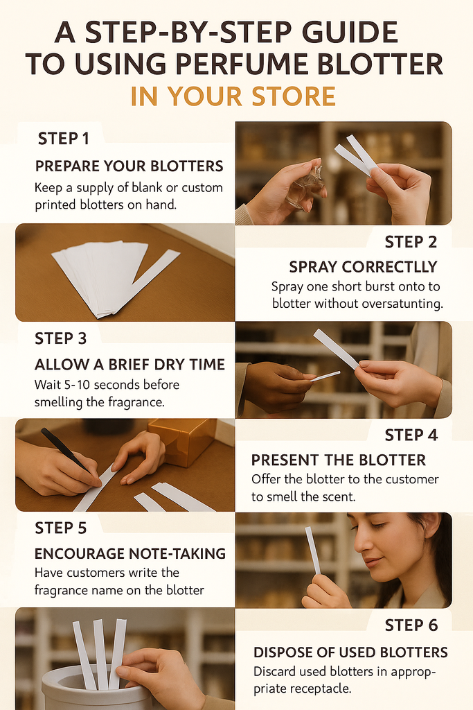 A Step-by-Step Guide to Using Perfume Blotters in Your Store