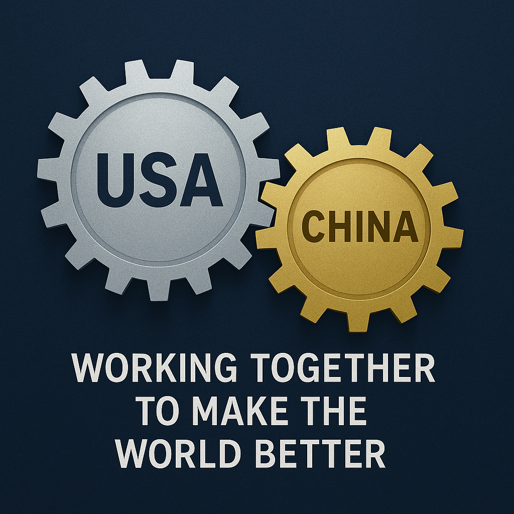 USA and China working together to create a better world