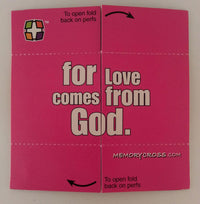 Thumbnail for Family Pack #2: Verses on salvation, temptation and decision making. 12/pack size: 3 3/8 x 3 3/8