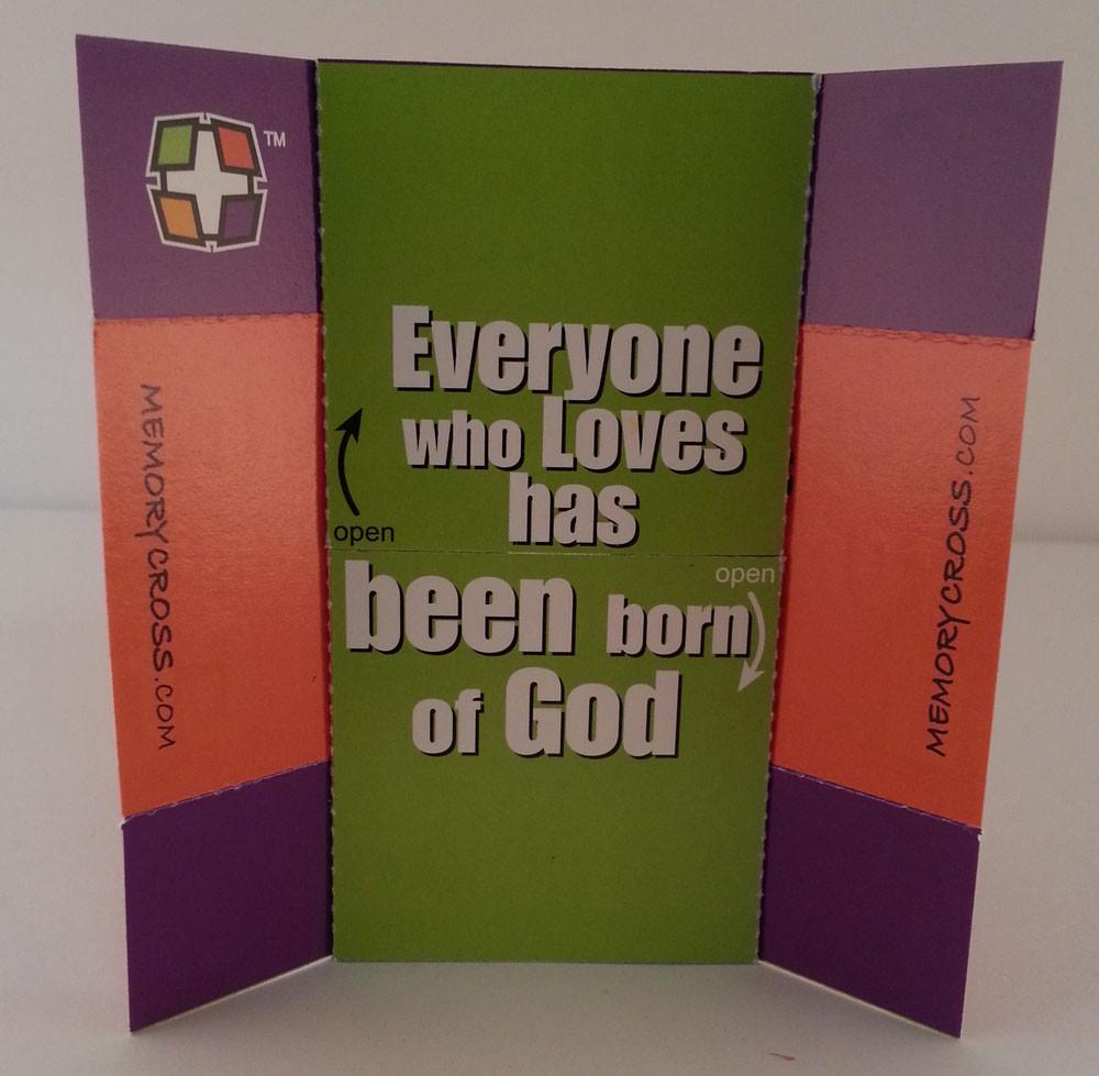 Family Pack #2: Verses on salvation, temptation and decision making. 12/pack size: 3 3/8 x 3 3/8