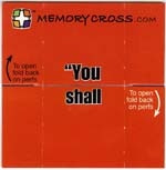 Ten commandments plus Jesus' two commandments by Memory Cross – MemoryCross