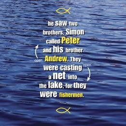 Matthew 4:18-20 NIV I will make you fishers of men 24 to a pack
