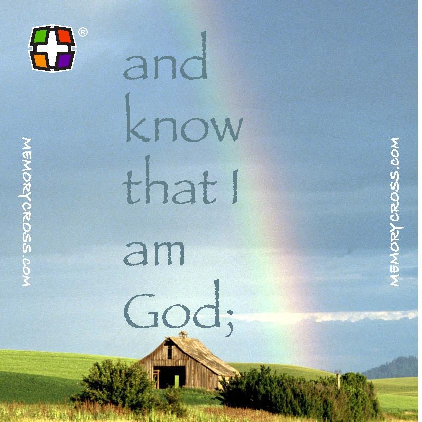 Psalm 46:10 Be still and know that I am God.   24 to a pack