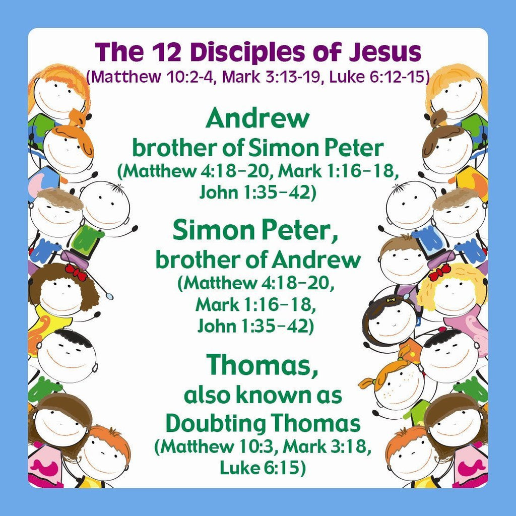 The 12 Disciples of Jesus 24 cards to a pack