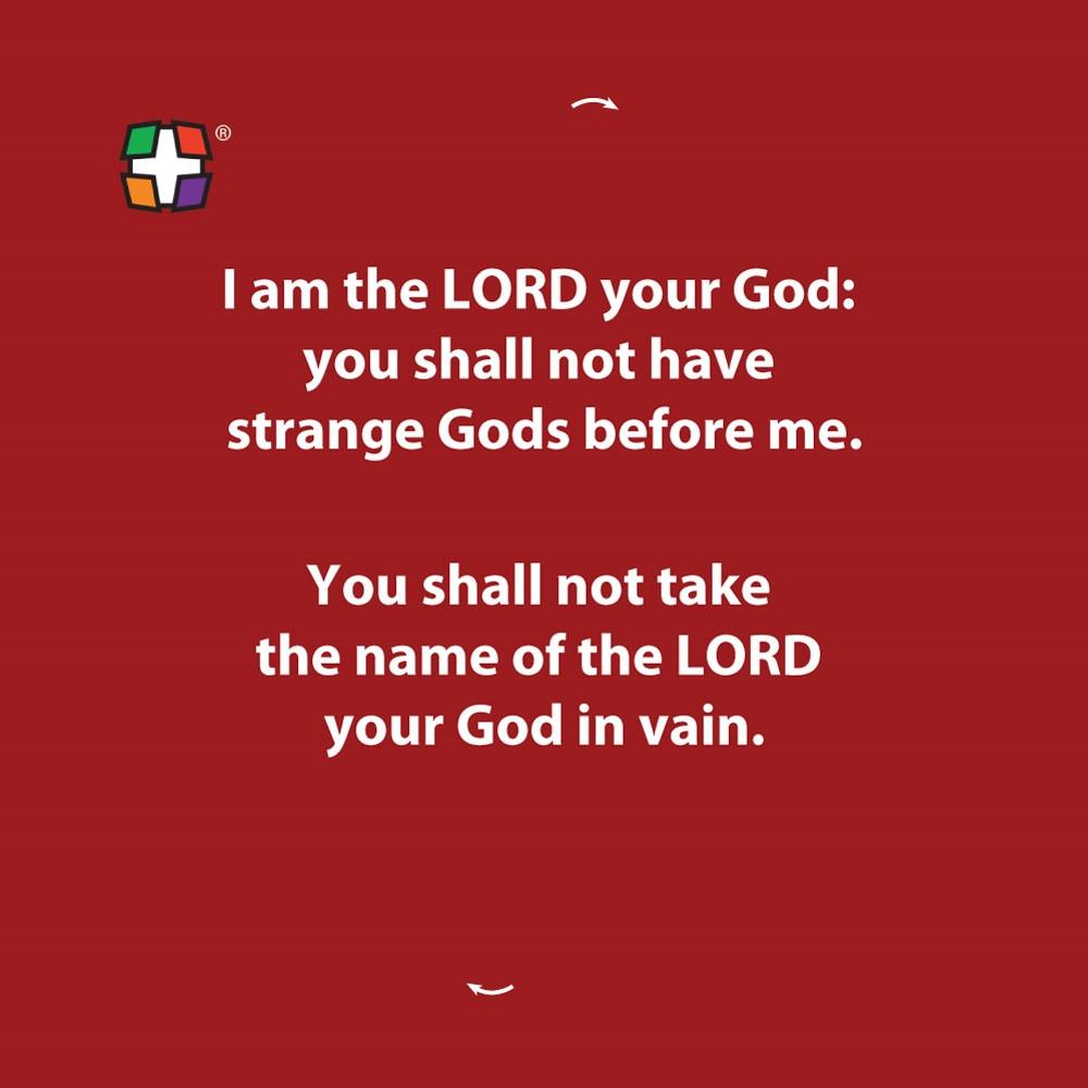 Catholic Ten Commandments for Children – MemoryCross