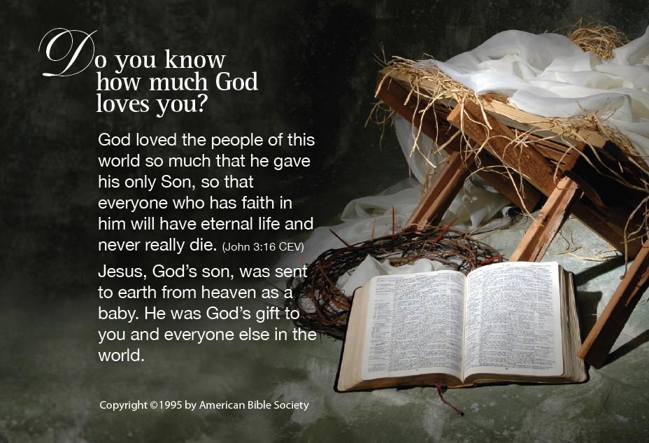 Do you know how much God loves you? Tract - 25 per pack