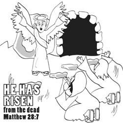 Easter Memory Cross Coloring Card  - 12/Pk Size: 6 x 6