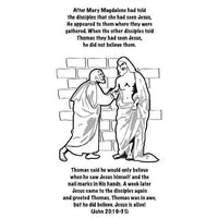 Thumbnail for Jesus Lives the Road to Emmaus Coloring Card - 12/pk Size: 7 x 7
