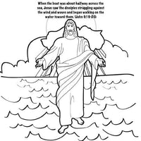 Thumbnail for Jesus Walks on Water Bible Story Card - 12/Pk Size: 7 x 7