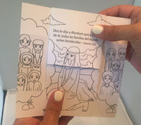 Thumbnail for Spanish - The Story of Abraham, Sarah and Issac - 12/Pk size: 6 x 6