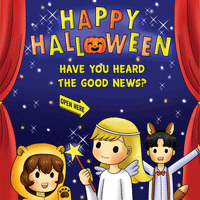 Thumbnail for Halloween Gospel Tract for Children 24/pack - 40020