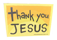 Thumbnail for Thank You Jesus Magnets size: 6 x 4.5 - 1 per pack