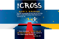 Thumbnail for Memory Cross Gospel Tract for Youth and Adults - size: 3  x 4.5 inches - 24 per pack
