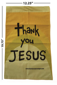 Thumbnail for Thank You Jesus Garden Yard Flag