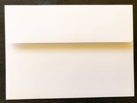 Thumbnail for Waverly Hall A-7 70 lb. Square Flap Smooth Natural White (cream) Envelope Size: 7.25 x 5.25