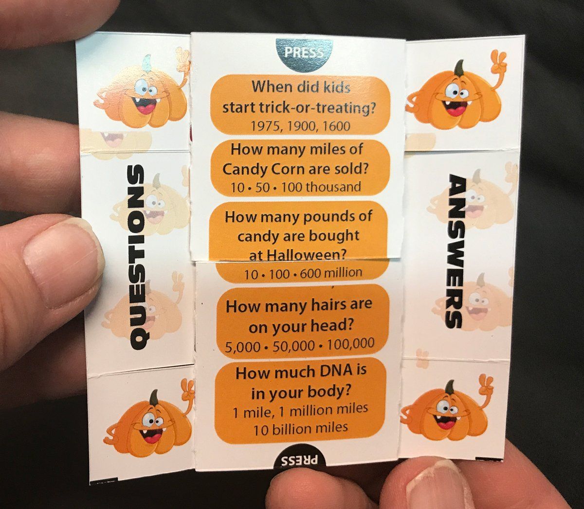 Take the Quiz Halloween Gospel Tract for Children - 24/PK
