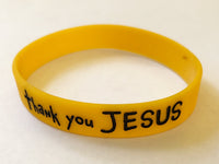 Thumbnail for Thank You Jesus Silicone Bracelets - 1 per pack